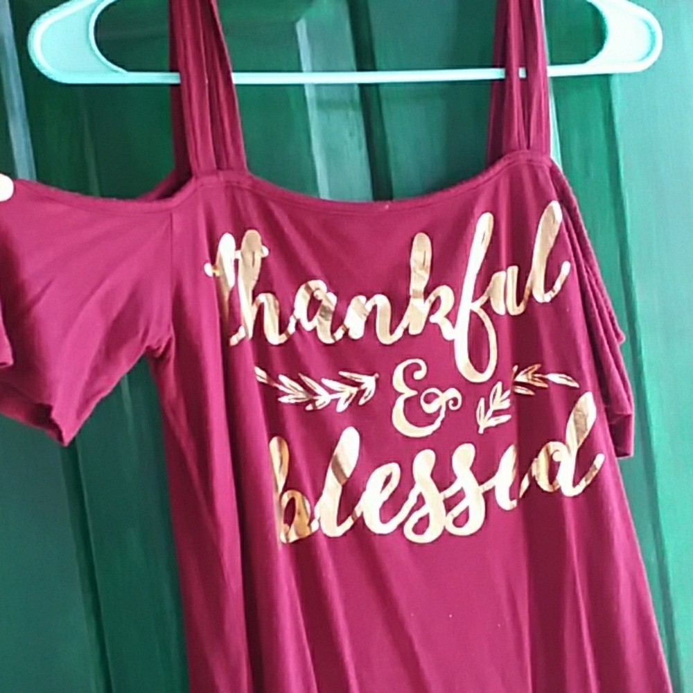 Off the shoulder tee :)